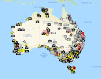 Australian BIG Things & Roadside Map