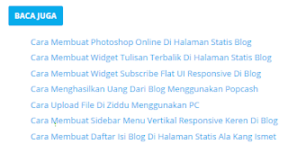 Cara Membuat Related Post Di Dalam Postingan Blog