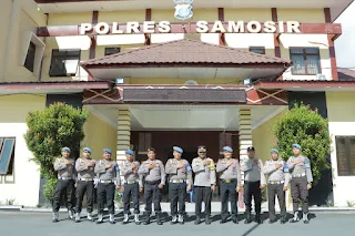 Bid Propam Polda Sumut Laksanakan Gaktibplin di Polres Samosir