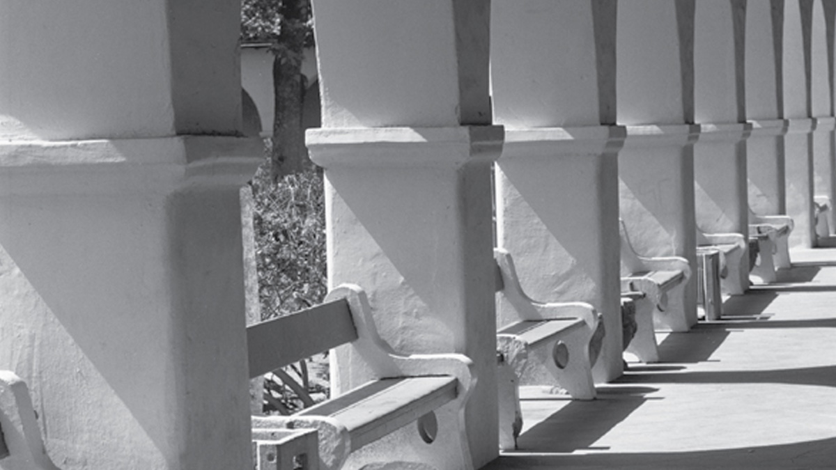 Archways in SDSU's historic quad