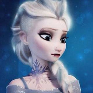 Elsa Frozen lagi galau