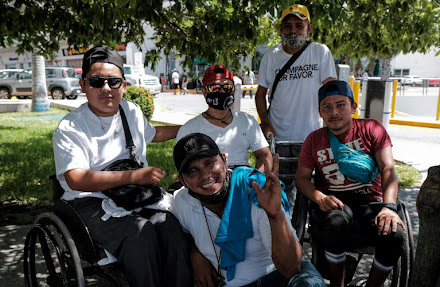 Manifestación de mototaxistas discapacitados, piden que les dejen continuar trabajando en sus áreas asignadas