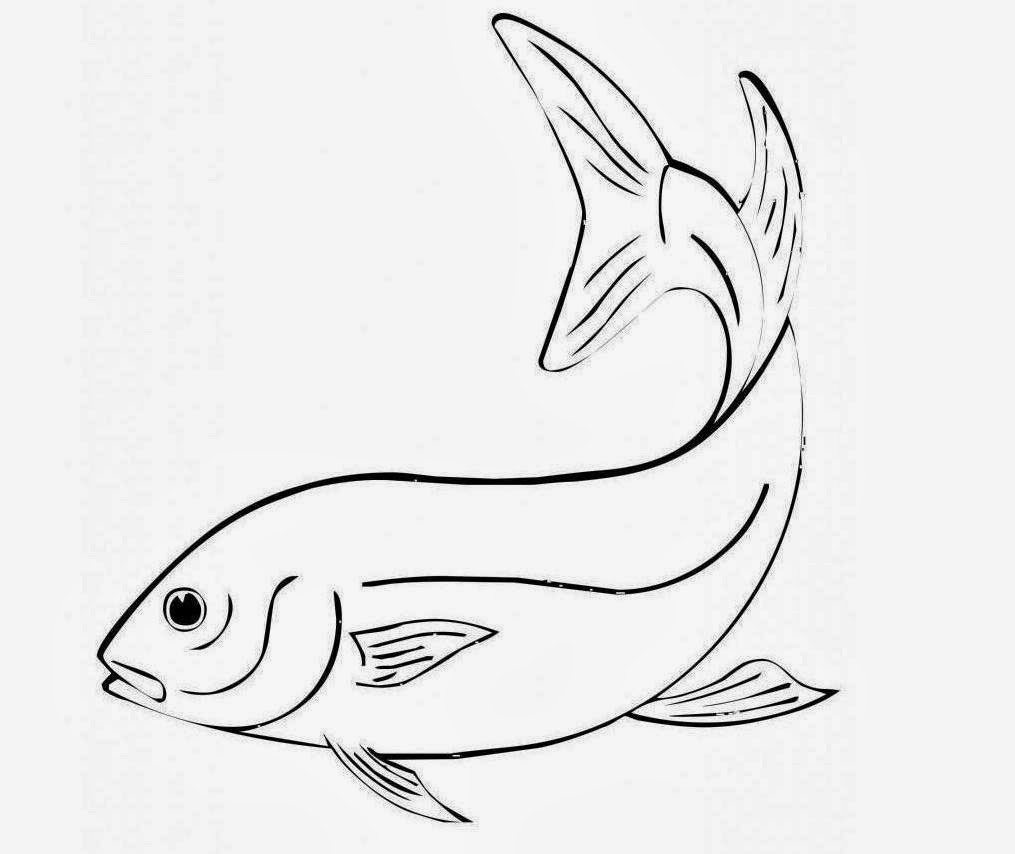 Cute Fish For Kid Coloring Drawing Free wallpaper