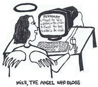 angel, mike, heaven, blogger