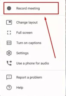 Cara Record Rapat Google Meet