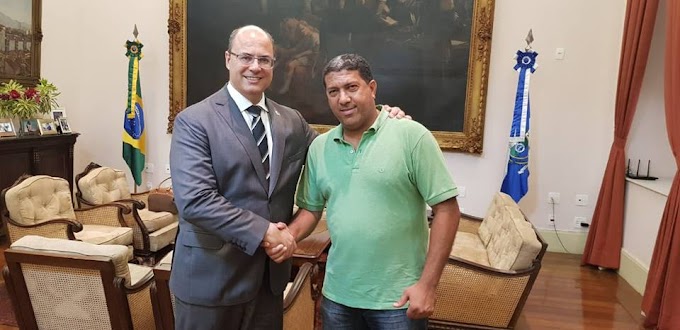 Ex-deputado, Dejorge Patrício se encontra com o governador Witzel