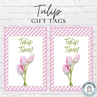Tulip Time Gift Tag