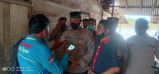 KAPOLRES MUBA PEDULI TERHADAP INSAN PERS YANG LAGI SAKIT