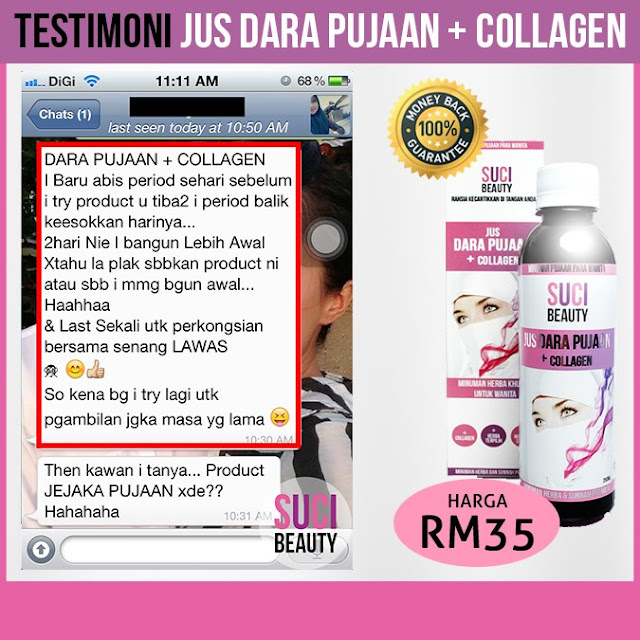 Jus Dara Pujaan Suci Beauty Murah