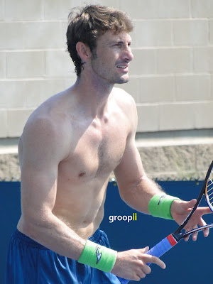 Juan Carlos Ferrero Shirtless at Cincinnati Open 2011