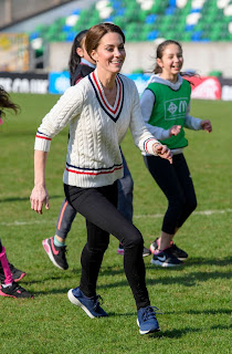 Kate Middleton at National Football Stadium in Belfast