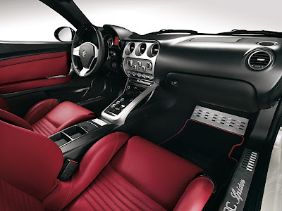 Alfa Romeo 8C Spider interior The two cars are highly sophisticated on the