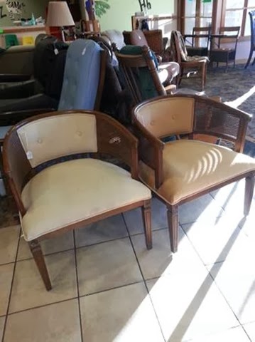 barrel chairs