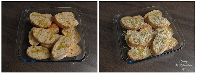 Pan con queso, aceite de oliva y orégano – Bread with cheese, olive oil and oregan