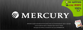 MERCURY logo vector .dxf for cnc free download