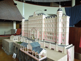 Grand Budapest Hotel film model exhibit