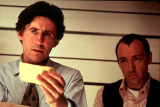 Gabriel Byrne as Keaton and Kevin Spacey as Verbal, in The Usual Suspects, Directed by Bryan Singer