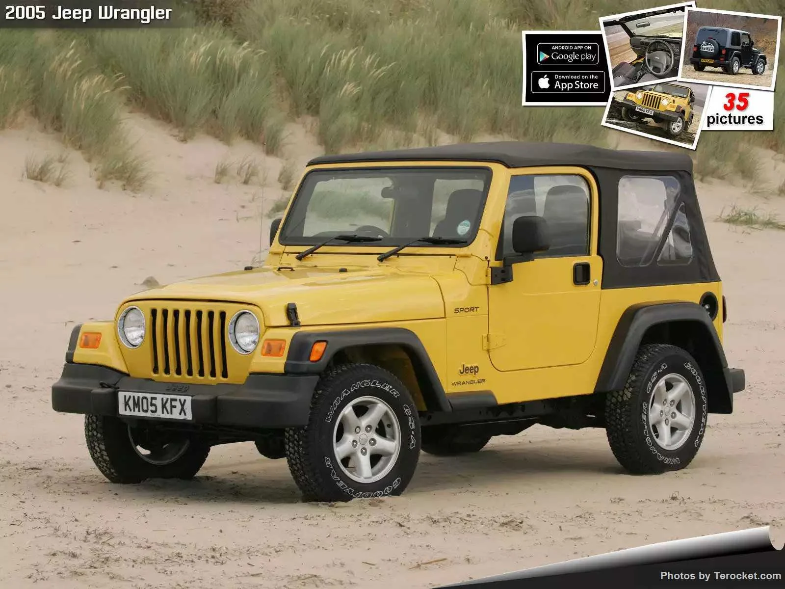 Hình ảnh xe ô tô Jeep Wrangler UK Version 2005 & nội ngoại thất