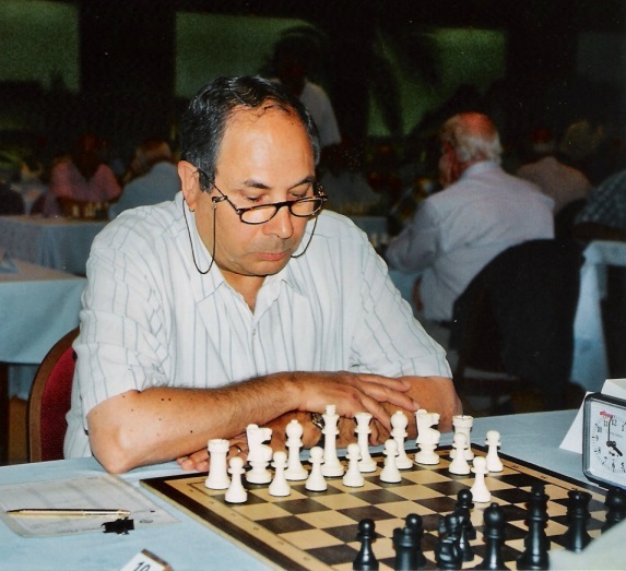 El ajedrecista Joan Bautista Sánchez en 2002