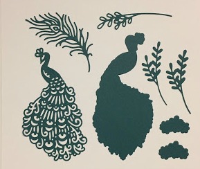 Detailed Peacock dies Stampin Up