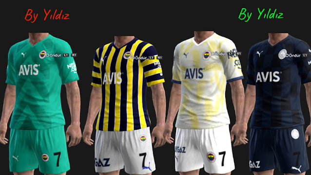 Fenerbahçe 2023 Kits For PES 2013