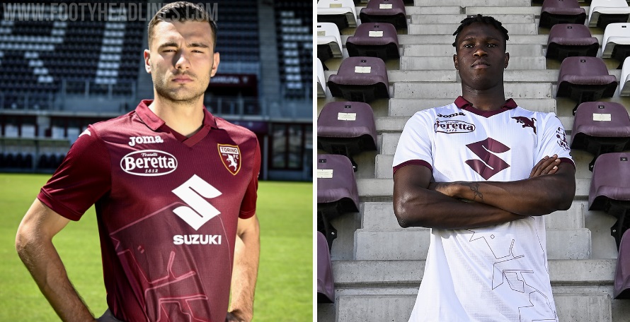 Torino 22-23 Home & Away Kits Released - Footy Headlines