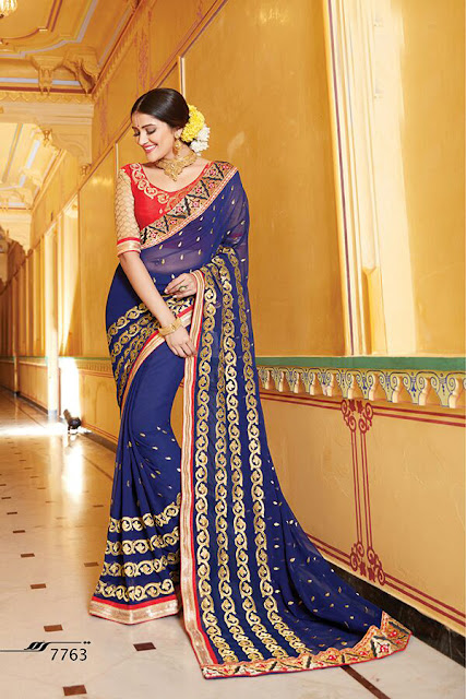 Buy Online Heavy Designer Wedding Special Saree 