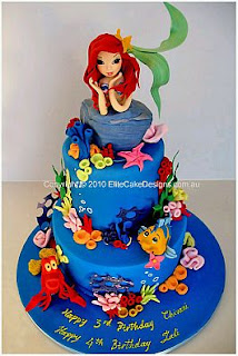 The Little Mermaid Cakes for Children Parties