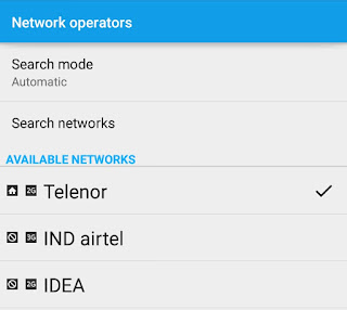 Search network operator