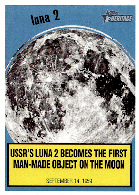 2008 Topps Heritage Baseball NF8 - USSR's Luna 2 Becomes the First Man-made Object on the Moon