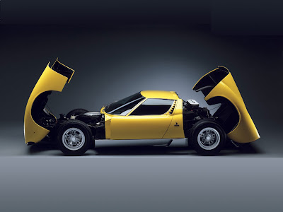 Lamborghini Miura Yellow Extreme Sport Car2