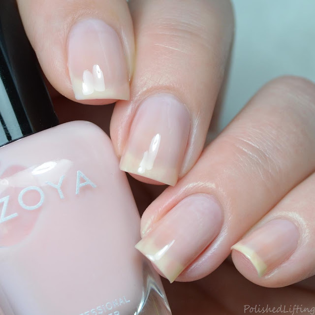 pale pink nail polish