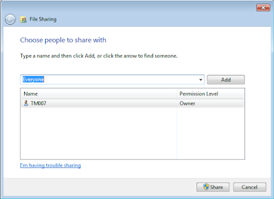 Cara Membuat Sharing Folder Pada Windows 7