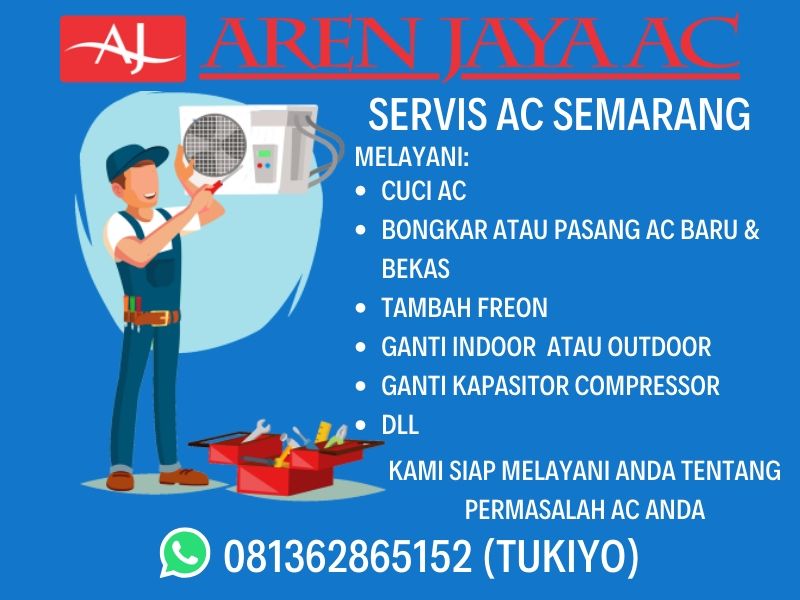 Jasa Service Bongkar Pasang AC Semarang Aren Jaya Semarang