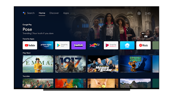 Android TV está a receber uma reformulação inspirada no Google TV