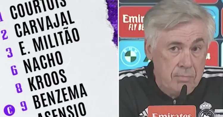 OFFICIAL: Real Madrid XI vs Atletico unveiled