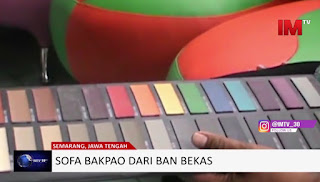 Yang semula berbahan kayu diganti dengan ban bekas. Melalui eksperimen secara terus menerus, akhirnya Joko menghasilkan kursi atau sofa yang cantik, serta berkualitas.