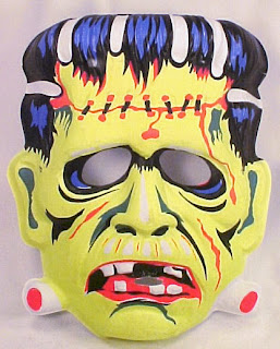 máscara de frankenstein para halloween