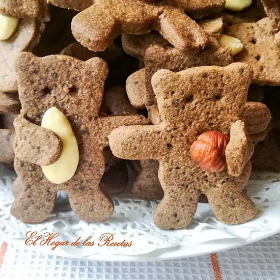 Galletas de algarroba con frutos secos