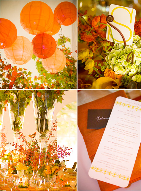 First wedding themed color Gold is a symbol of Fall if you choose this