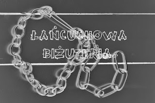 Łańcuchowa biżuteria diy łańcuchy naszyjnik bransoletka diy