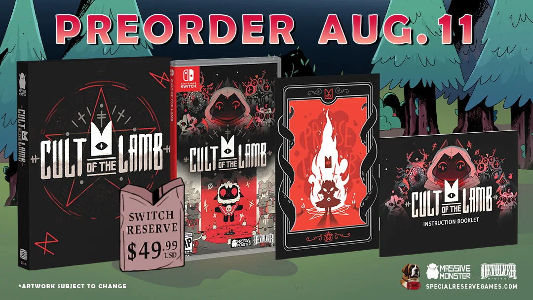 Cult of the Lamb: pre-order starts August 11 at Special Reserve Games
