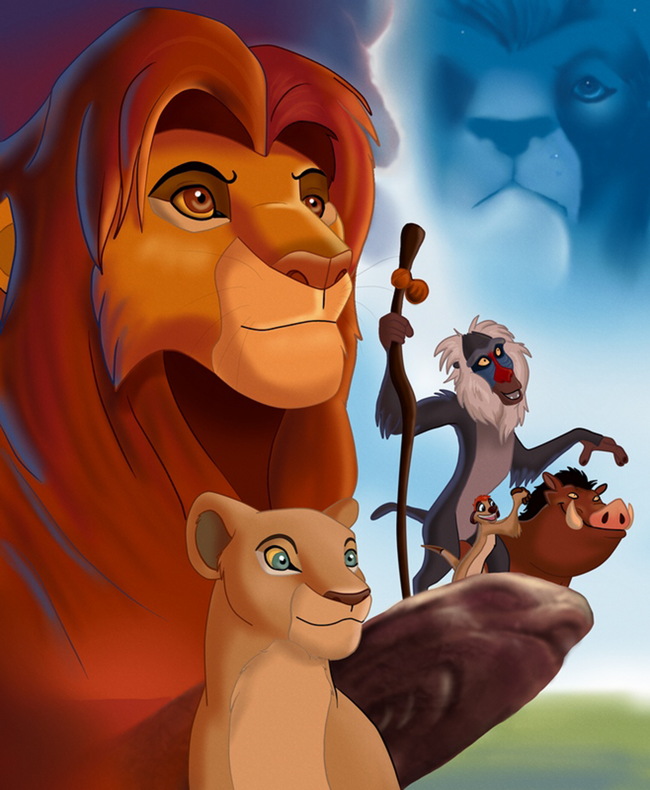 Simba The Lion King and Other Characters HD Wallpapers | Desktop ...
