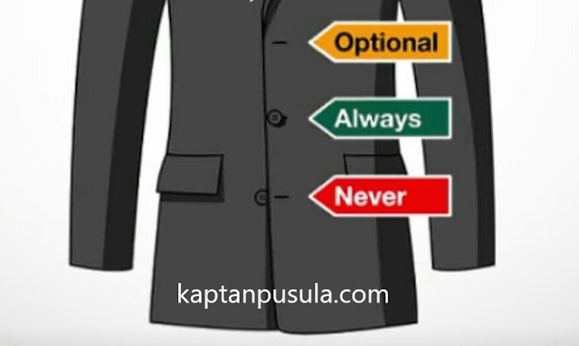 3 buttons suit jacket