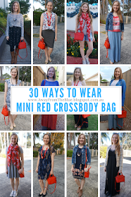 30 ways to wear a mini red crossbody bag rebecca minkoff micro avery tote | awayfromtheblue