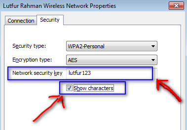 how show connected wifi password on computer or laptop