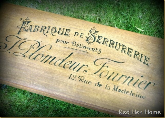Red Hen Home French Bench 4