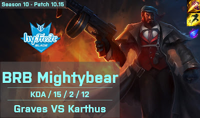 BRB Mightybear Graves JG vs Karthus - KR 10.15