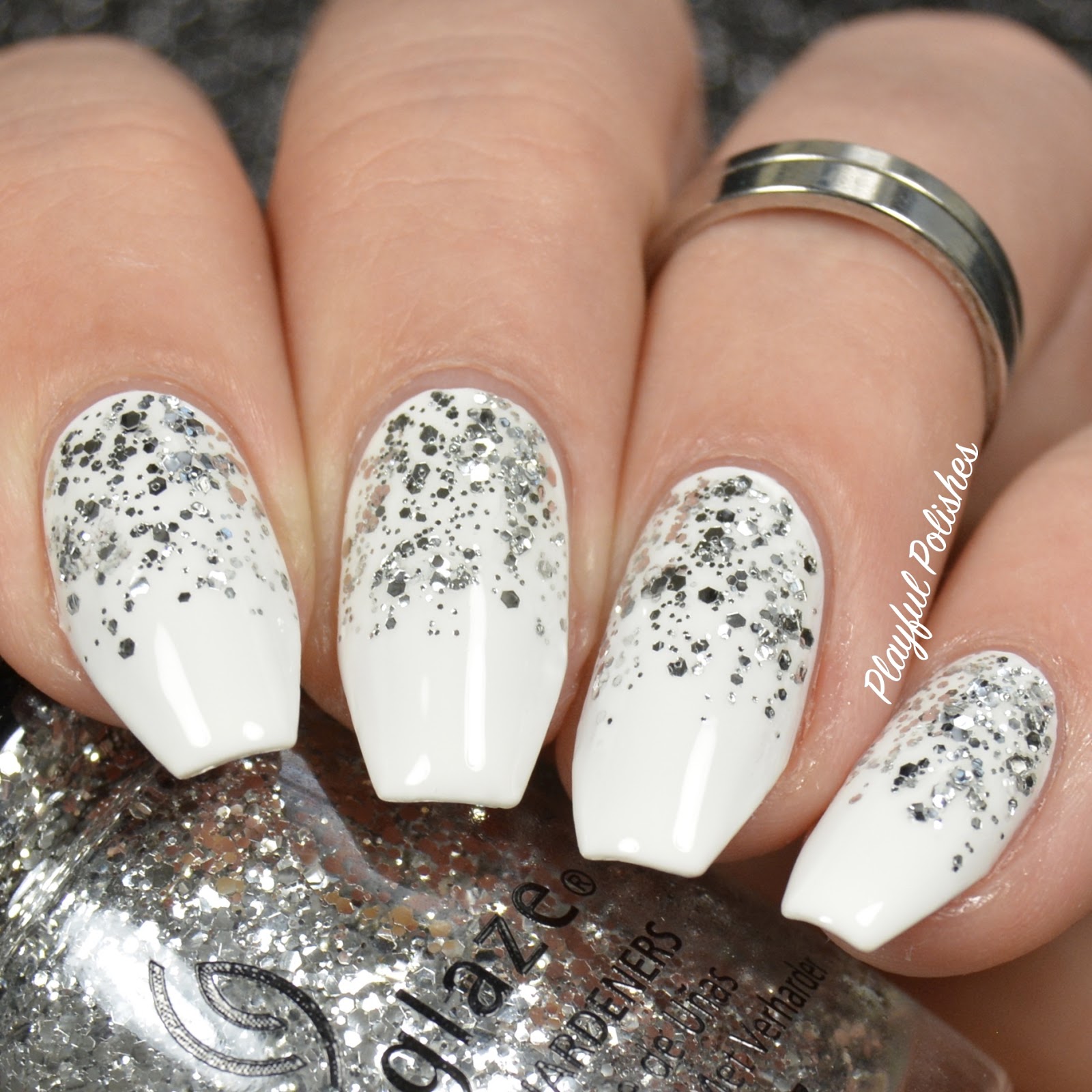 Playful Polishes: 3 SIMPLE & ELEGANT NEW YEARS NAIL DESIGNS!!