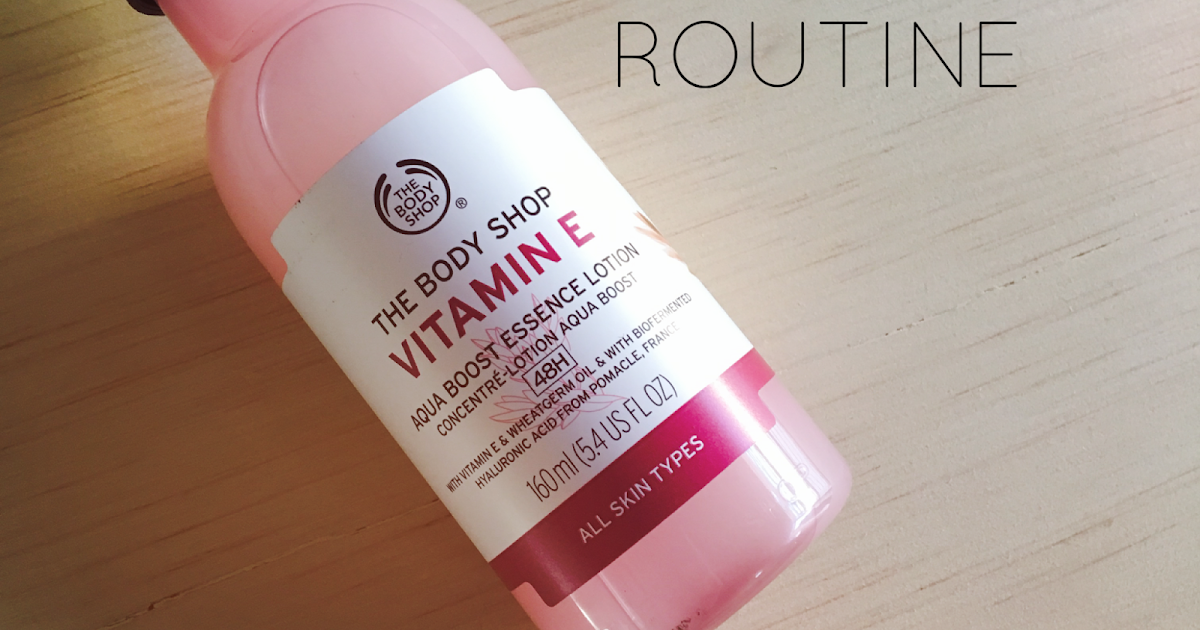 The Body Shop Vitamin E Aqua Boost Essence Lotion Gee